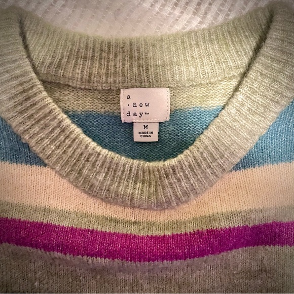 Multi Colored Striped Sweater - Picture 2 of 3